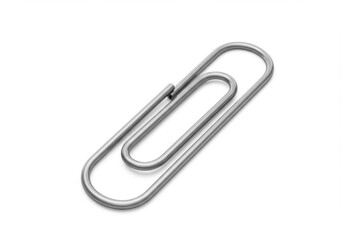 Paper Clip Isolated on White