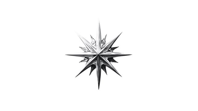A high-resolution image of a single compass tool centered on a white background --ar 16:9