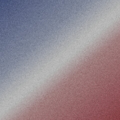 Soft grainy gradient background blending blue, white, and red tones with a diagonal fade. Modern abstract texture ideal for posters, digital art, graphic design, and creative projects.