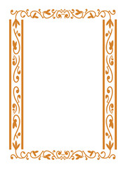 Gold Premium Ornamental Frames Vector Art