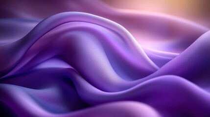 Obraz premium Fluid, vibrant purple fabric folds