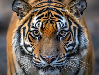 Fototapeta premium Close-up of a tiger's face