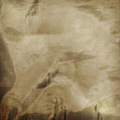 Vintage brown textured background with soft distressed folds and grunge shading. Ideal for scrapbooking, posters, invitations, digital art, photo overlays, and antique-themed design projects.