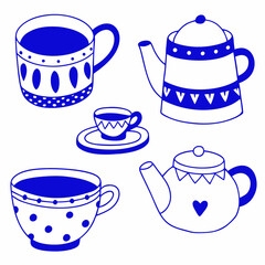 	
Set collections Japanese Teapot black silhouette icon symbol. Japan teacup design vector Illustration