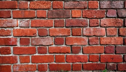 Obraz premium weathered red brick wall texture seamlessly tileable
