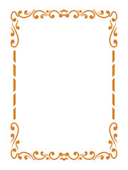 Fancy Gold Premium Ornamental Frames Vector Art Deco