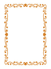 Minimalist Flowing Premium Ornamental Frames Vector Art Deco
