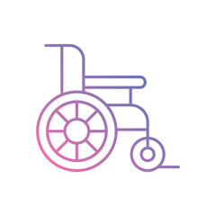 Mobility Aid vector icons stock illustration