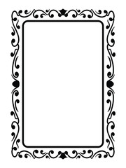 Minimalist Flourish Premium Ornamental Frames Vector Art Deco