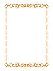 Minimalist Border Premium Ornamental Frames Vector Art Deco