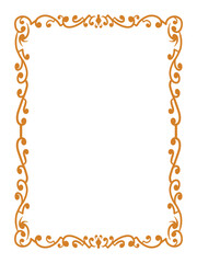 Elegant Gold Ornamental Frames Vector Art Deco