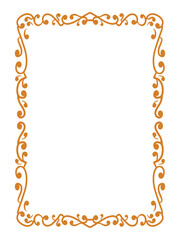 Minimalist Blossom Border Premium Ornamental Frames Vector Art Deco