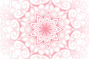 Decorative style pink floral texture card design
