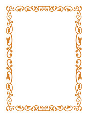Elegant Border Ornamental Frames Vector Art Deco