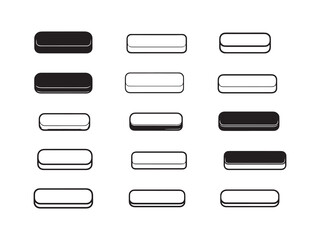 Obraz premium Simple Whiteboard Eraser Icon Black and White Vector Art