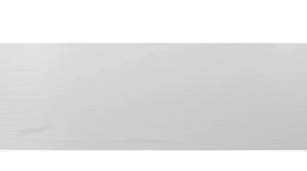 Empty silver steel table isolated on transparent background