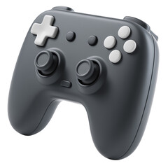 3D Rendering Game Controller Icon Play Button Gamepad Console