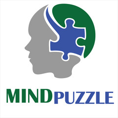 Web logo , mind logo , mind puzzle logo , icon