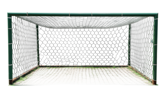 Isolated Soccer Goal: Perfect for Sports Designs, Websites, and Game Assets. High-quality image, on transparent background