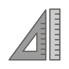 Set Square Vector Icon