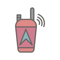 Handheld GPS Vector Icon