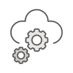 Cloud Orchestration Vector Icon