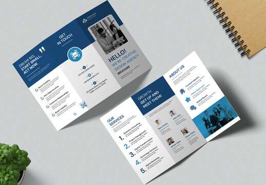 Modern and Corporate Trifold Brochure