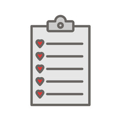 Clipboard Vector Icon