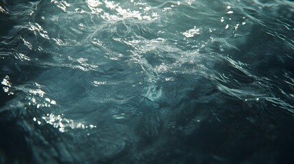Close-up view of rippling water surface.