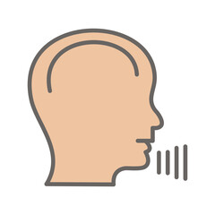 Speech Recognition Vector Icon