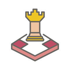 Strategy Game Vector Icon