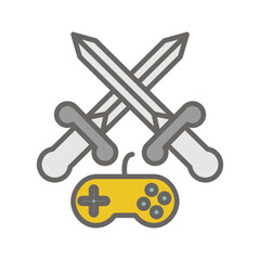 Obraz premium Adventure Game Vector Icon