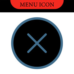 Set icons menu for apps and web. Hamburger Menu Icon. Vector icons set. Vector illustration