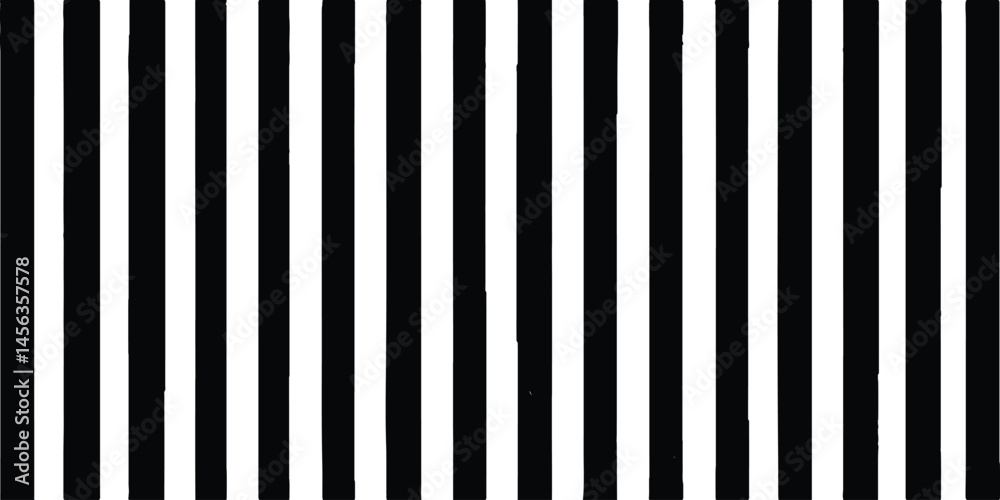 Aufkleber Black and white striped background. White color and black color background with lines. traditional vertical striped background texture