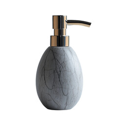 Obraz premium Elegant marble soap dispenser, a luxurious bathroom fixture 
