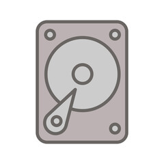 External Hard Drive Vector Icon