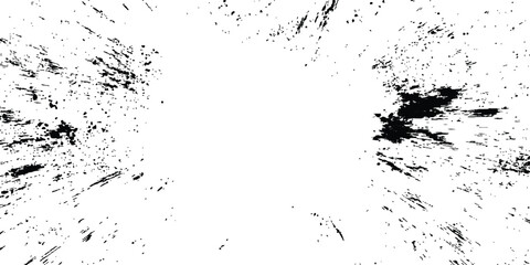 Fototapeta premium Abstract explosion, radial burst of ink splatter effect. Dynamic manga motion effects with comic-style speed lines, action graphics, and explosive bursts on a clean white backdrop.