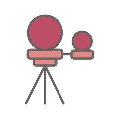 Fototapeta premium Heliograph Vector Icon
