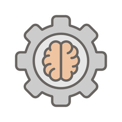 Machine Learning Vector Icon