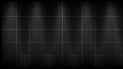 Dark Grid Spotlight Background