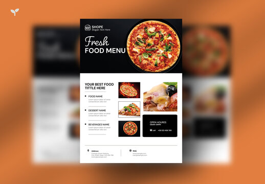 Restaurant Menu Layout