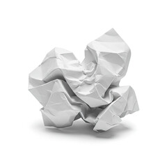crumpled paper ball