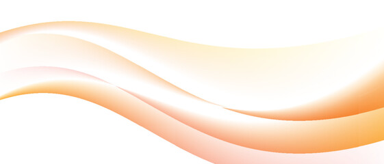 yellow gradient wave curve shape design transparent background