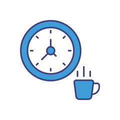 Break Time vector icons stock illustration
