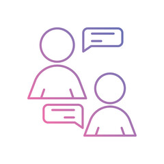 Counseling Services vector icons stock illustration