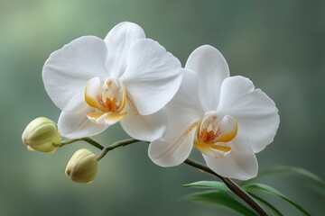 White Orchid Flower Bloom Petal