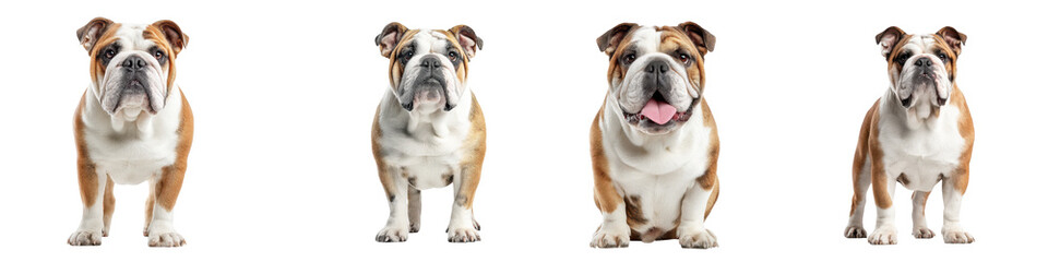 Obraz premium Portraits of an English Bulldog