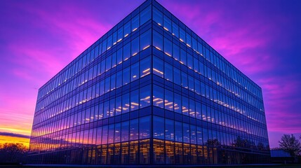 Futuristic architecture marvel at twilight innovative design ref