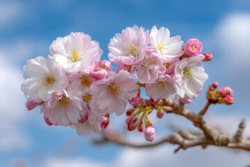 Fototapeta premium Cherry Blossom in Bloom on Branch
