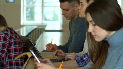 Engaged students attentively listening to a lecture